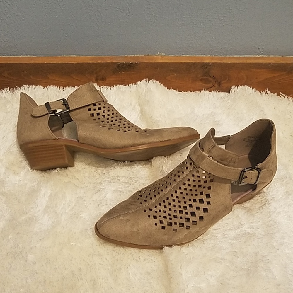 Cutout booties. Roebuck and Co.